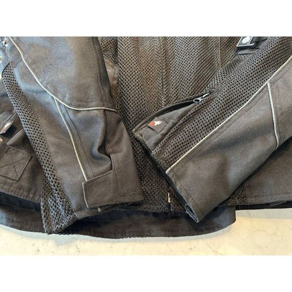 Joe Rocket Men's Mesh Padded Black Motorcycle Jacket Size M Tall - Picture 5 of 15